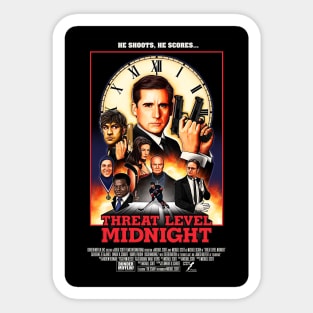 Threat Level Midnight Sticker